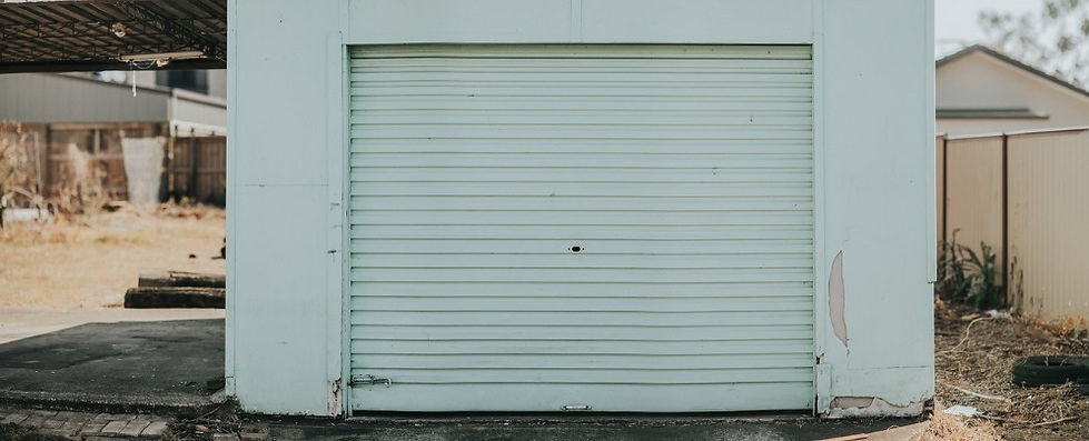 old garage door image