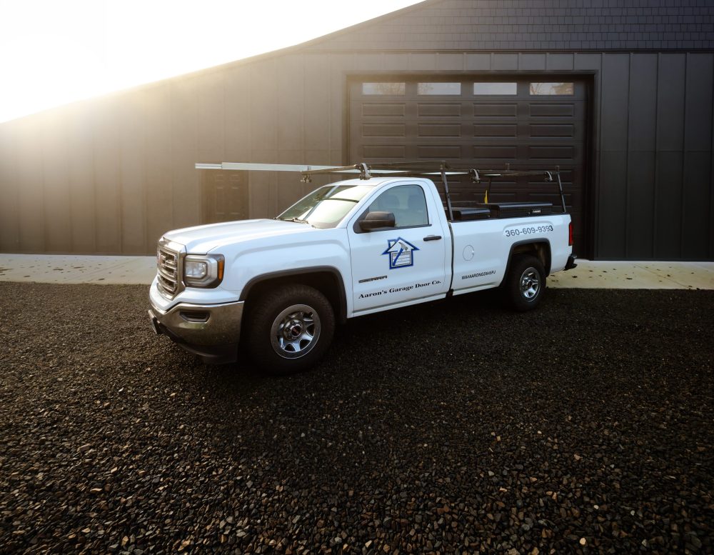 Garage Door Supplier Aarons Truck